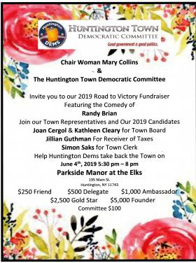 Huntington Town Democratic Committee Road to Victory Fundraiser