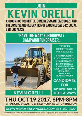 Pave the way for highway campaign fundraiser
